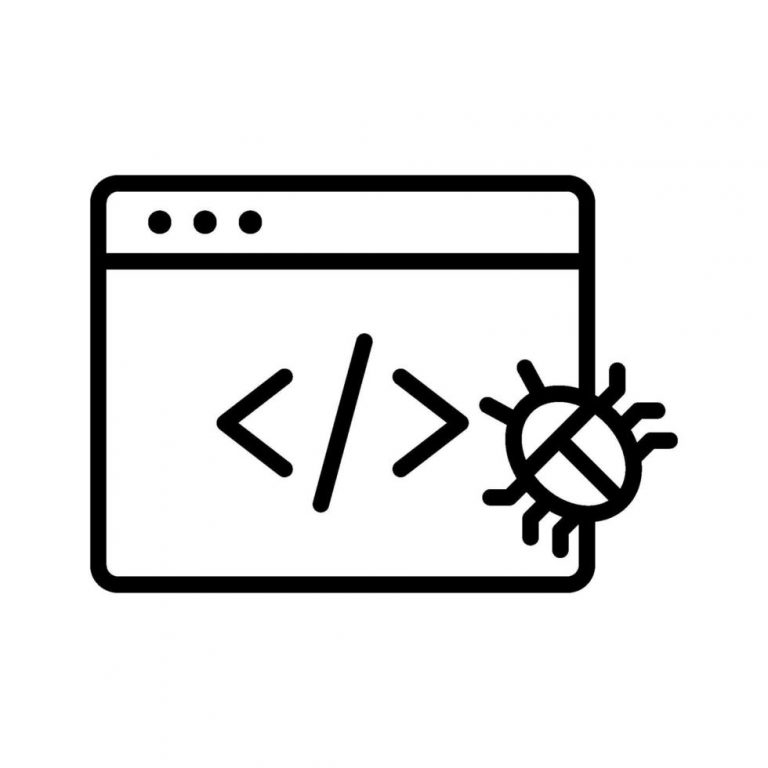 Insecure Code Icon Free Vector