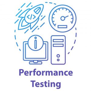 Perfomance Testing Concept Icon Software Development Idea Thin Line Illustration Application Programming App Operation Speed And Workflow Efficiency Isolated Outline Drawing Vector